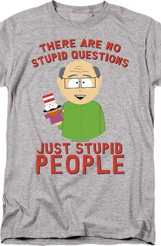 No Stupid Questions South Park T-Shirt
