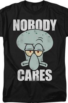 Nobody Cares SpongeBob SquarePants T-Shirt