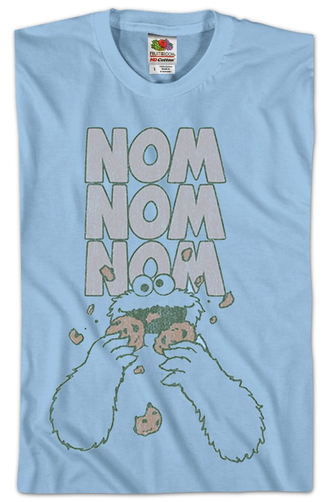 Nom Nom Nom Cookie Monster TShirt