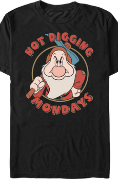 Not Digging Mondays Snow White Disney T-Shirt