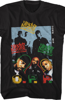 O.P.P. Collage Naughty By Nature T-Shirt