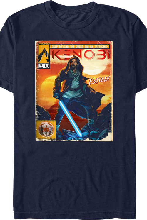 Obi-Wan Kenboi Exiled Star Wars T-Shirtmain product image