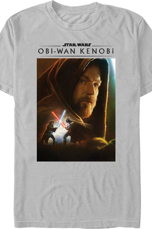 Obi-Wan Kenobi Darth Vader Duel Poster Star Wars T-Shirtmain product image