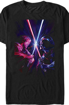 Obi-Wan Kenobi vs Darth Vader Star Wars T-Shirt