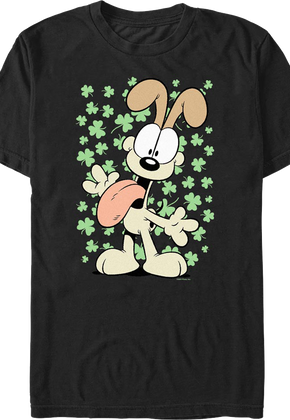 Odie's Four-Leaf Clovers Garfield T-Shirt