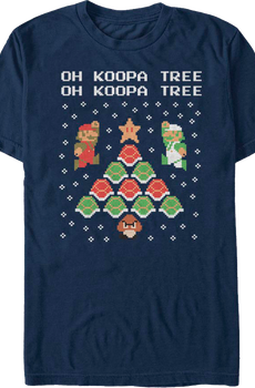Oh Koopa Tree Super Mario Bros. Christmas T-Shirt