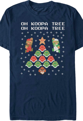 Oh Koopa Tree Super Mario Bros. Christmas T-Shirt