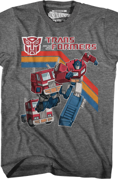 Old School Optimus Prime Transformers T-Shirt