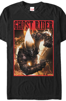 On Fire Ghost Rider T-Shirt