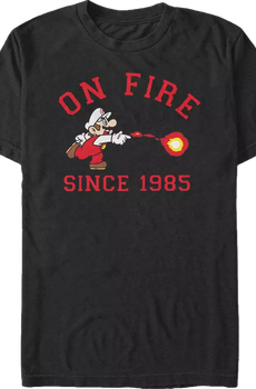 On Fire Since 1985 Super Mario Bros. T-Shirt