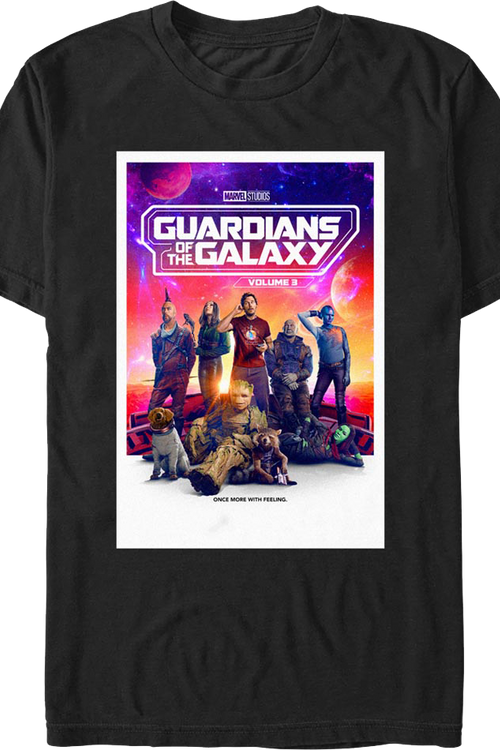 Once More With Feeling Poster Guardians Of The Galaxy T-Shirtmain product image