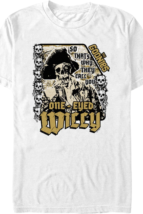 One-Eyed Willy Goonies T-Shirtmain product image