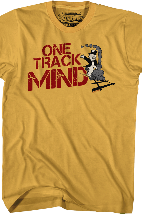 One Track Mind Monopoly T-Shirtmain product image