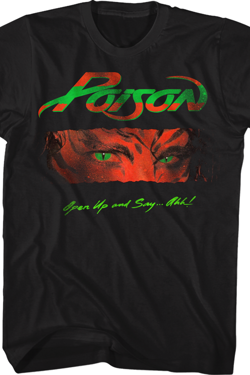 Open Up and Say Ahh Poison T-Shirtmain product image