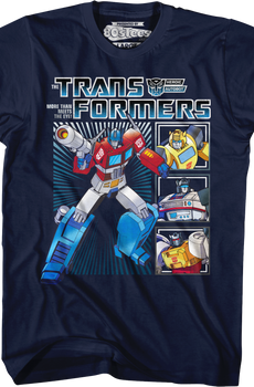 Optimus Prime and the Autobots Transformers T-Shirt