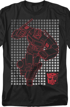 Optimus Prime Grid Transformers T-Shirt