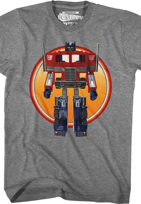 Optimus Prime Retro Photo Transformers T-Shirt