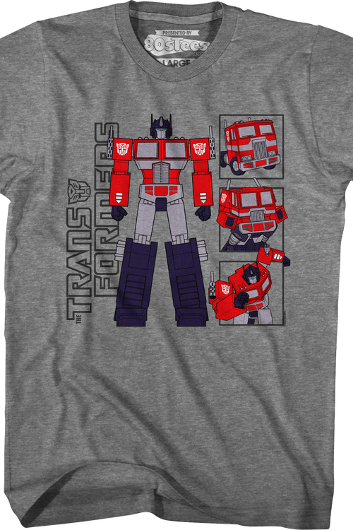 Optimus Prime True Leader Transformers T-Shirtmain product image