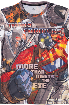 Optimus Prime vs Megatron Sublimation Shirt