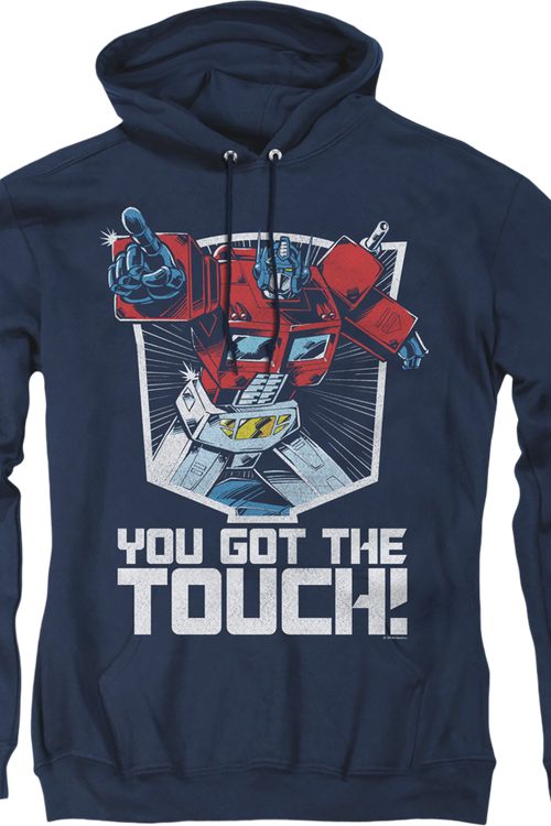 Optimus Prime You Got The Touch Transformers Hoodiemain product image