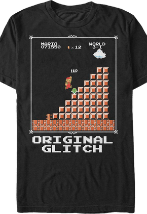 Original Glitch Super Mario Bros. T-Shirt