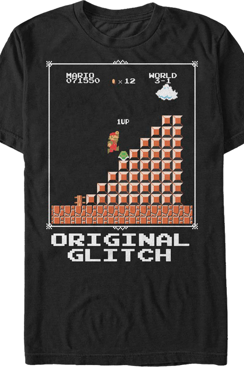 Original Glitch Super Mario Bros. T-Shirtmain product image