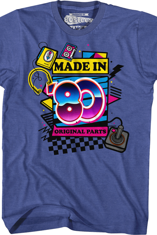 Original Parts Made In '80 T-Shirtmain product image