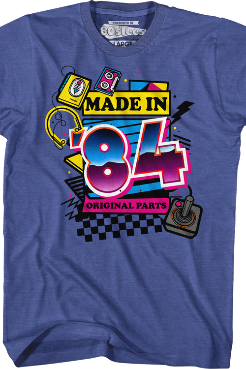 Original Parts Made In '84 T-Shirtmain product image
