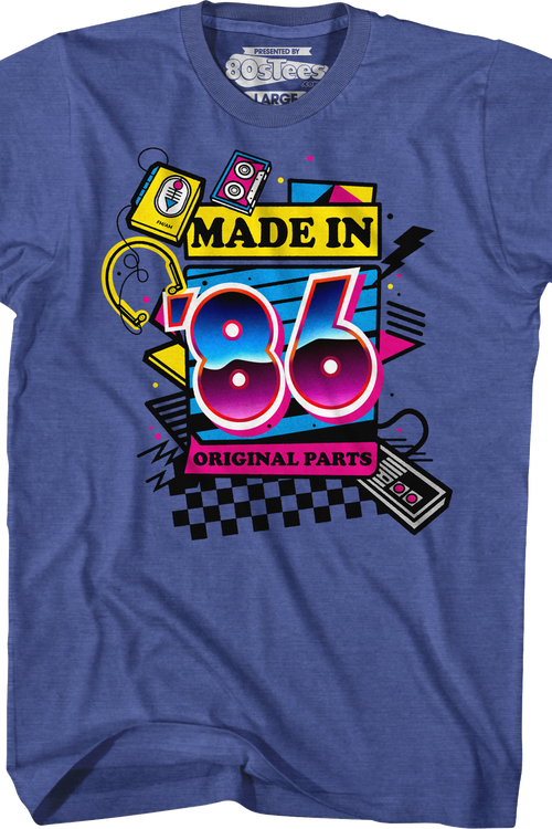 Original Parts Made In '86 T-Shirtmain product image