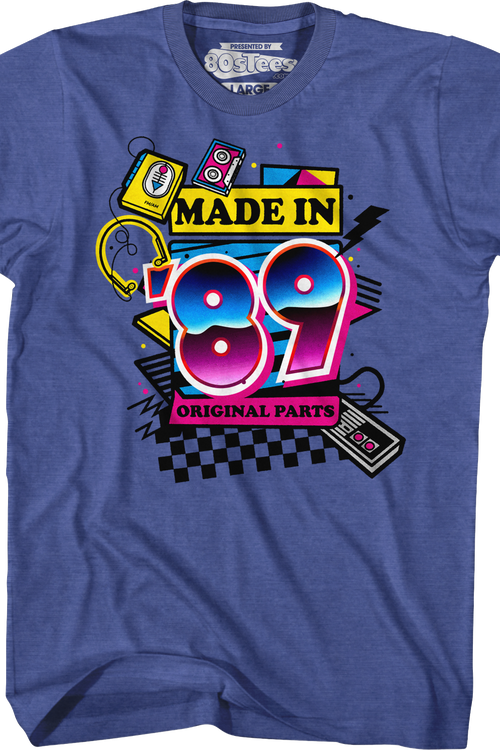 Original Parts Made In '89 T-Shirtmain product image