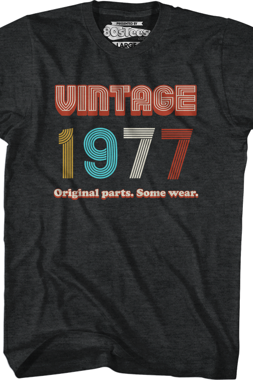 Original Parts Some Wear Vintage 1977 T-Shirtmain product image