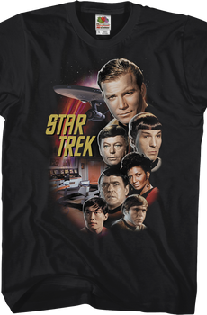 Original Series Cast Star Trek T-Shirt