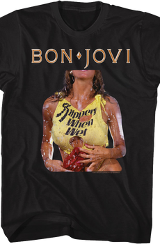 Original Slippery When Wet Cover Bon Jovi T-Shirt