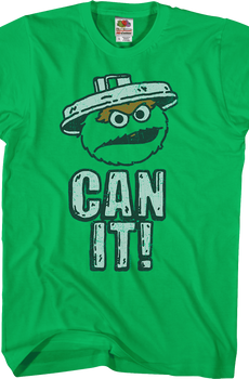 Oscar The Grouch Can It Sesame Street T-Shirt