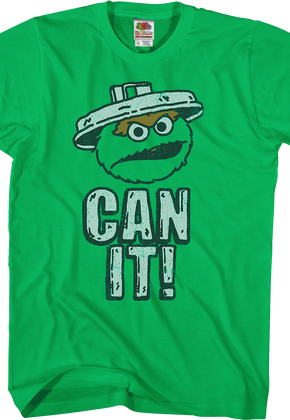 Oscar The Grouch Can It Sesame Street T-Shirt