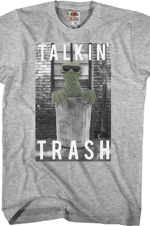 Oscar The Grouch Talkin' Trash Sesame Street T-Shirtmain product image