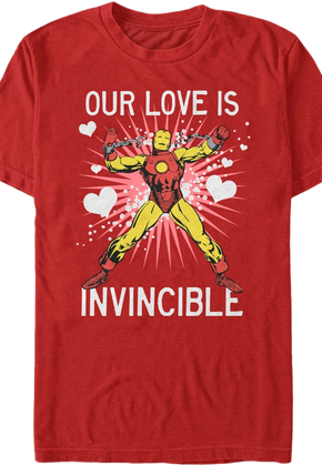 Our Love Is Invincible Iron Man T-Shirt