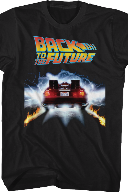 OUTATIME DeLorean Back To The Future T-Shirtmain product image
