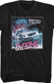 OUTATIME Lightning Storm Back To The Future T-Shirt