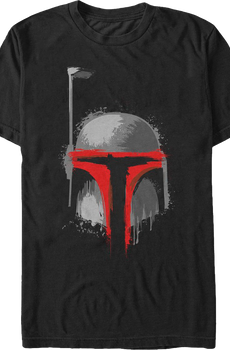 Paint Splatter Boba Fett Star Wars T-Shirt