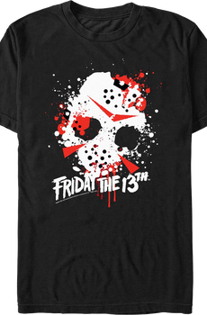 Paint Splatter Friday the 13th T-Shirt