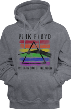 Painted Dark Side of the Moon Pink Floyd Hoodie