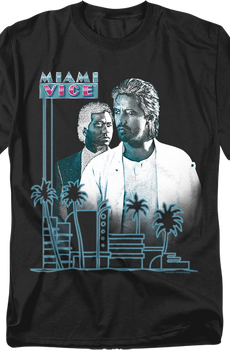 Palm Trees Miami Vice T-Shirt