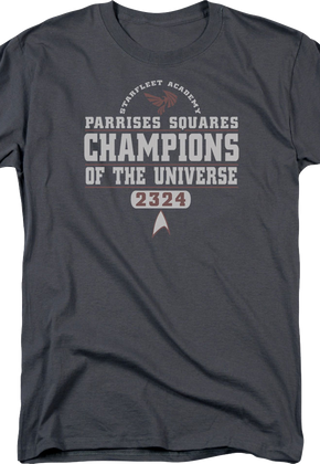 Parrises Squares Champions Star Trek T-Shirt