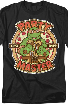 Party Master Since 1984 Teenage Mutant Ninja Turtles T-Shirt