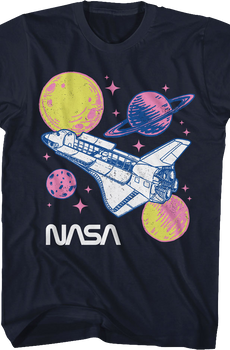 Pastel Planets NASA T-Shirt