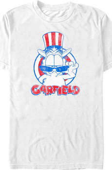 Patriotic Cool Cat Garfield T-Shirt