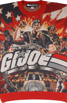 Patriotic Battle GI Joe Knitted Sweater