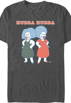 Patty And Selma Hubba Hubba Simpsons T-Shirt
