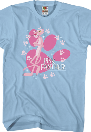Paw Prints Pink Panther T-Shirt